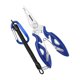 thumbnail image 1 of Alicates de pesca con gadget de cordón herramienta de regalo para mango no lipado anillos de corte de la línea de la línea alicates para eliminación de gancho pesca con mosca azul, 1 of 8