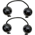 thumbnail image 1 of Yazoeia 2pack Kashaka African Instruments,Aslatuas Musical Rhythmic Ball,Single Hand Percussion Asalato For Parties,Classroom (Color : Black) CJC912-175164, 1 of 8