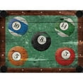 thumbnail image 3 of Grey, Jace 18x15 Black Modern Framed Museum Art Print Titled - Pool Table, 3 of 5