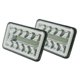 thumbnail image 1 of Pair 4inch x 6inch LED DRL Light Bulb Crystal Clear SeaLed Beam light lamp Headlight 6X4 Truck, 1 of 5