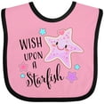 thumbnail image 3 of Inktastic Wish Upon a Starfish- Cute Boys or Girls Baby Bib, 3 of 4