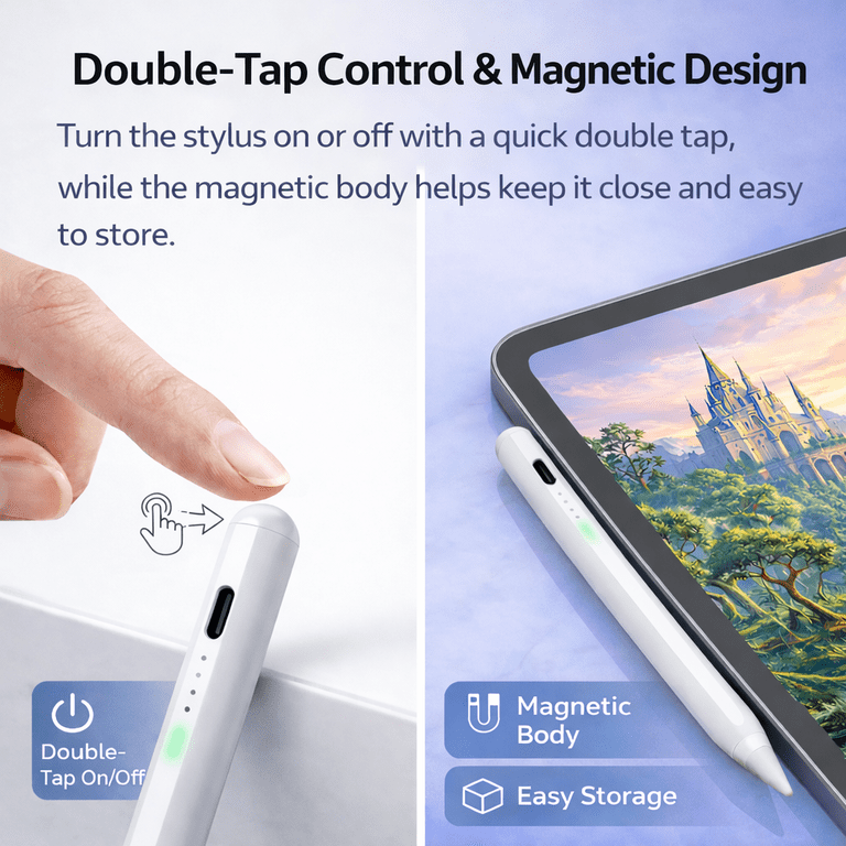 NIUTA Universal Stylus Pen, Rechargeable, Type-C Charging photo 8