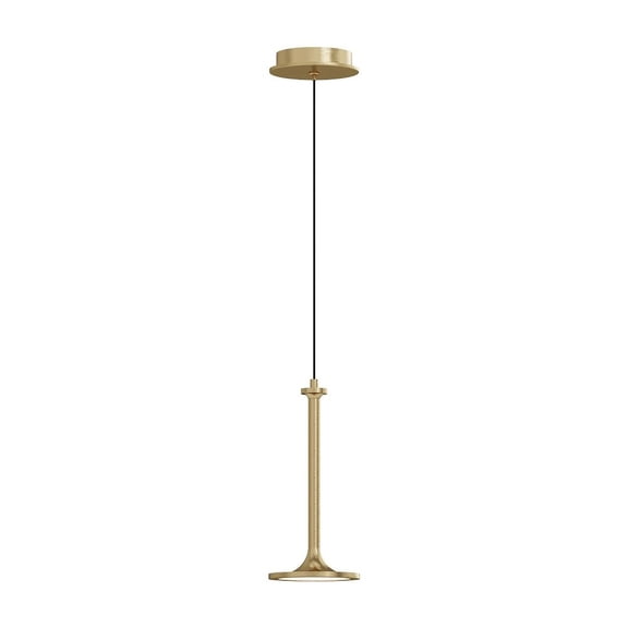 PD418006BG-Alora Lighting-Issa - 11W LED Pendant-12.38 Inches Tall and 5.63 Inches Wide-Brushed Gold Finish