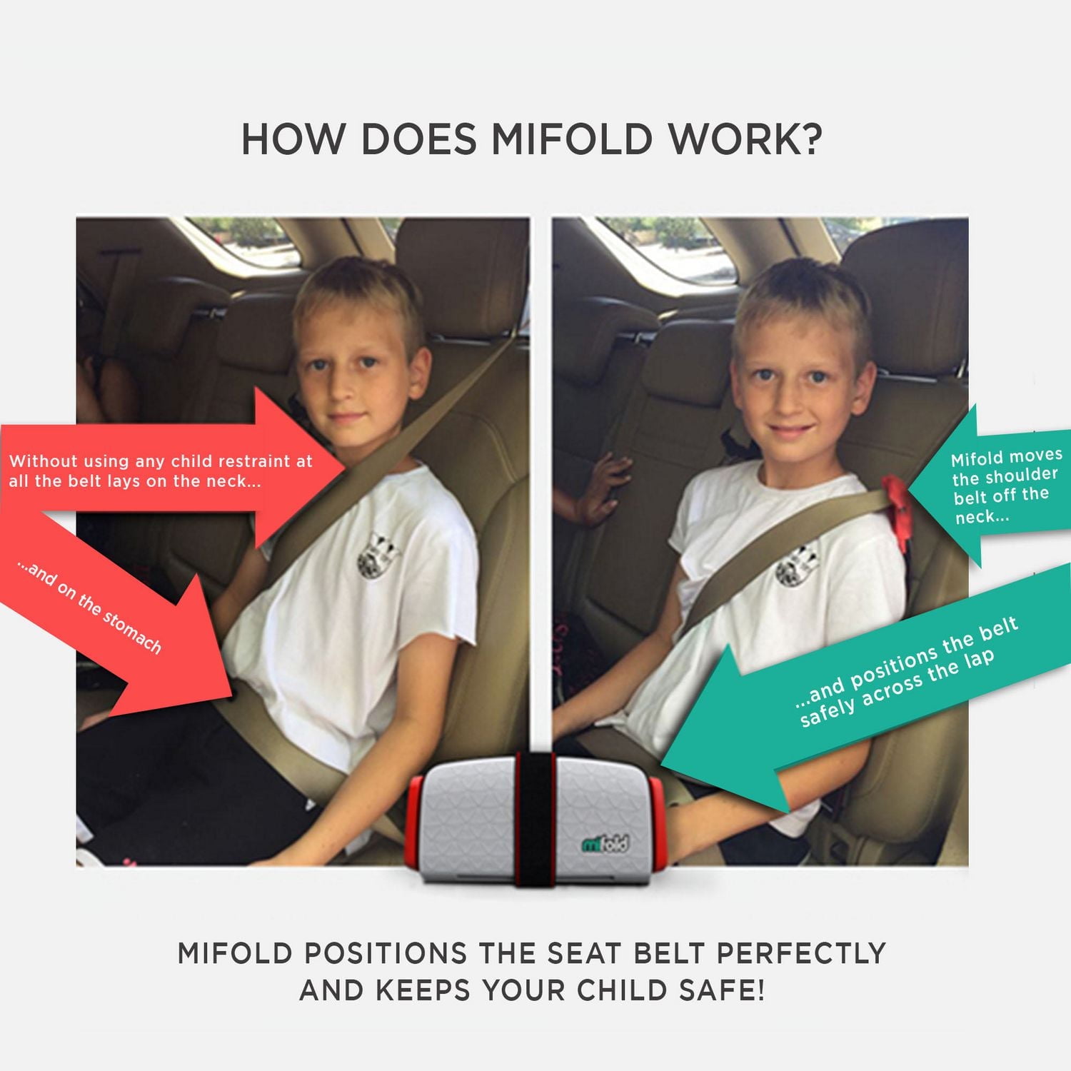 Seat Belt Mifold Booster Safety Seat Belt Mifold Booster Seat