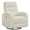 White-Corduroy, variant on Aemeios Swivel Chenille Rocker Glider Manual Rocking Recliner with Pockets, White