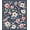 Navy Blue Multicolor, Pattern 3, variant on ODIKA 8'x10' Washable Area Rug Non-Slip Chair-Friendly Mat Scatter Pink Boho Delicate Scroll Vine Border Entry Door Entryway for Dining Room, Large Office, Lounge