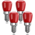 thumbnail image 1 of Pack E14 Red Led Light Bulbs 3w E14, Decorative Red E14 Led Bulbs, 25w Replacement, Suitable For Ambient Lighting, Halloween, Christmas [energy Class, 1 of 5