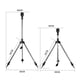 thumbnail image 3 of Aspersor de trípode giratorio, aspersor de soporte telescópico de trípode de riego giratorio de acero inoxidable, soporte de riego giratorio automático de 360 grados, aspersor de trípode giratorio, 3 of 5