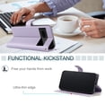 thumbnail image 3 of Google Pixel 7 Étui 5G, Portefeuille en Cuir Pu Couverture Rabattable Porte-Cartes Support Magnétique, 3 of 5