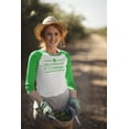 thumbnail image 4 of St Patricks Day Shamrock and Shenanigans Unisex Raglan Baseball Tee, 4 of 5
