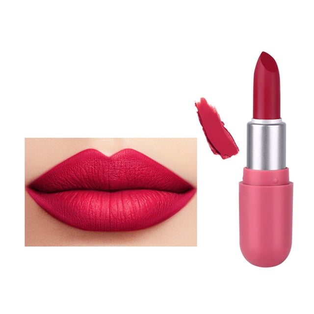 SIfdSeng Ensembles de Rouges à Lèvres pour Femmes Mini Rouge à Lèvres Mat Velours Mat Non Décolorant Rouge à Lèvres Mini Portable Mat Charmant, Encre à Lèvres Rouge Longue Tenue Imperméable