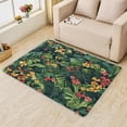 thumbnail image 1 of Hibiscus Floral Rug 4x6 Area Rugs for Bedroom Living Room, Tropical Botanical Area Rug, Jungle Carpet Machine Washable Non-Slip Rug, Soft Low Pile Area Rug, Indoor Decorative Rugs G&n136, 1 of 7