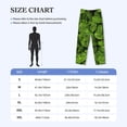thumbnail image 3 of Mens Pajama Pants, Tiny Green Fern Leaves Soft Sleep & Lounge Pants for Men, Cuteness Casual PJ Bottoms Pants with Pockets, 3 of 7