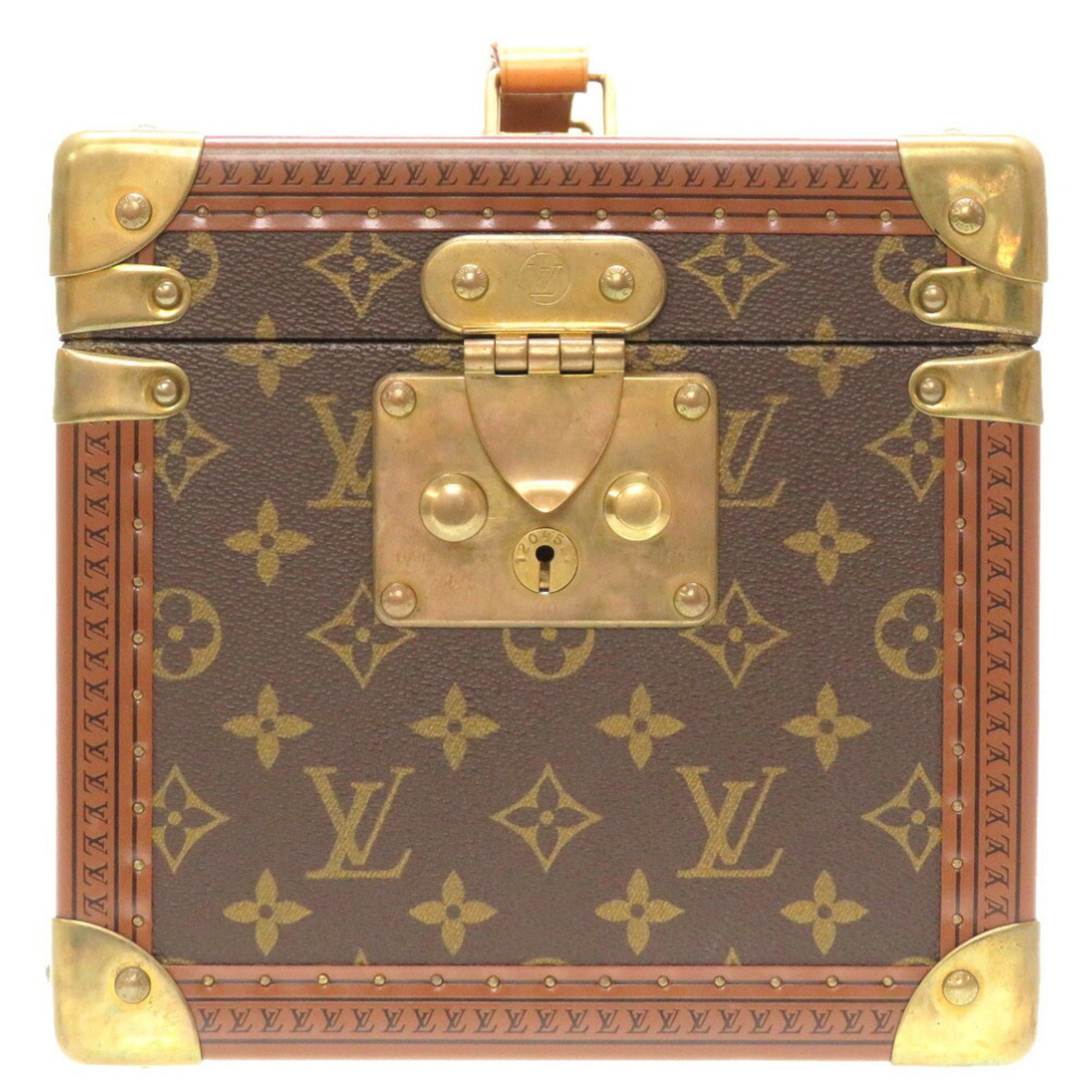 Authenticated used Louis Vuitton Monogram Bowat Flacon M21828 Makeup Box Case Trunk, Adult Unisex, Size: (HxWxD): 21cm x 22cm x 30cm / 8.26'' x 8.66