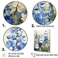 thumbnail image 3 of Designart "Peaceful Blue Bonnets VII" Blue Bonnets Floater Framed Canvas Prints, 3 of 5