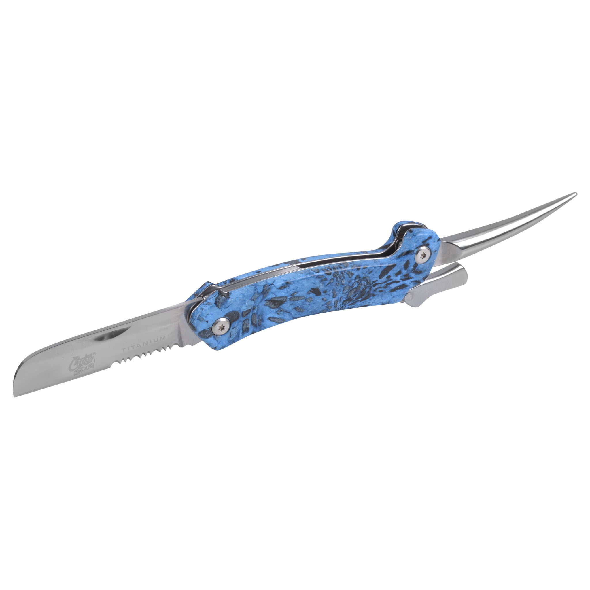 Cuda Prym 1 Titanium Bonded Marlin Spike Folding Knife