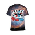 thumbnail image 6 of Cuphead T-Shirts for Men Women, Anime Short Shirts, Unisex Short Sleeve Tops, Crew Neck Tee Shirts, S-4XL, 6 of 8