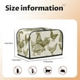 thumbnail image 5 of Vsdgher Chickens 2 Slice Toaster Cover, Appliance Covers Toaster Cover Fits for Most Standard 2 slice Toasters, 5 of 7
