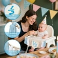 thumbnail image 2 of Blue Tassel Banner,QZS Half Birthday for Celebration,Portable High Chair Banner for Home,Party Supplies for Indoor and Outdoor,1Pack, 2 of 6
