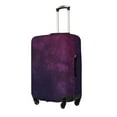 thumbnail image 2 of Daiia Black Dark Blue Purple Luggage Cover, Thickened Washable Travel Luggage Covers, Elastic Unique Baggage Covers for 18-20 inch Luggage-Small, 2 of 9