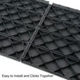 thumbnail image 4 of Domi Outdoor Living 2787-27P Patio 12"x12" Composite Interlocking Decking Tile, 27 Pieces One Pack, Dark Grey, 4 of 6