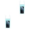 thumbnail image 4 of Methold Funda para teléfono Impermeable Deportes acuáticos Natación Subacuática Pantalla táctil Teléfono móvil Bolsa seca con cordón Azul claro 2piezas, 4 of 6