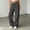 Dark Gray, variant on DuoJiaJ Womens Wide Leg Pants, Soft Stretch Travel Ready Casual Bottoms Beige L