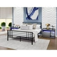 thumbnail image 7 of East West Furniture Tyler Traditional Metal Full Bed Frame in Black, 7 of 7