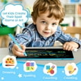 thumbnail image 6 of Cimetech LCD Writing Tablet, 16 inch Reusable Drawing Pad for Kids, Colorful Screen Drawing Tablet Doodle Board w/ Stylus Pen, Toy for 3+ Years Old Girls Boys, Gift for Kids and Adults, Blue, 6 of 8