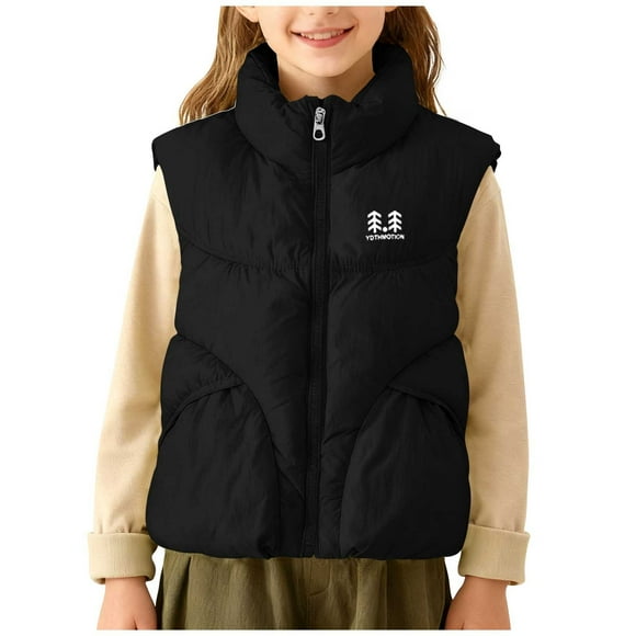 Youth Hooded Casual Coat with Fleece Jacket, Medium to Large