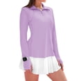 thumbnail image 1 of Camiseta IECCP de manga larga para mujer, senderismo, protección solar UPF 50+, 1 of 5