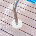 thumbnail image 1 of COMPUKAS 4pcs Pool Fence Hole Covers White ABS Prevents Debris For Inground Pool Maintenance Users, 1 of 8