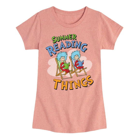 The Cat in the Hat - Summer Reading Things - Toddler & Youth Girls Short Sleeve Graphic T-Shirt