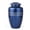 Blue & Silver, variant on Aluminum Handcrafted Urn - Elegant Keepsake Holder for Adult Human Ashes (Coal & Metallic Mist)