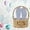 Beige, variant on EUDIDV Easter Basket Essentials;Easter Bunny Baskets Hang In Wall Bags And Can Be Decorated With Bouquets;Easter&nbsp;Basket Stuffers for Toddler