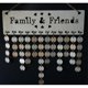 thumbnail image 2 of Family Friends Birthdays Reminder Calendar Wooden DIY Calendar Birthday Anniversary Reminder Hanging Plaque Decorcation (Hollow Out/ 1 Plaque/ 1 Rope/, 2 of 2