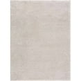 thumbnail image 5 of Hauteloom Heavenly Solid Shag Shaggy High Pile Area Rug 2' x 3' - Beige/Navy, 5 of 5