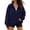 G, variant on Women's Sweatshirt Stand Collar Sweatshirt Soft Winter Quarter Zip Pullover Women Casual Layering Long Sleeve Tops Beige L 1 Pcs