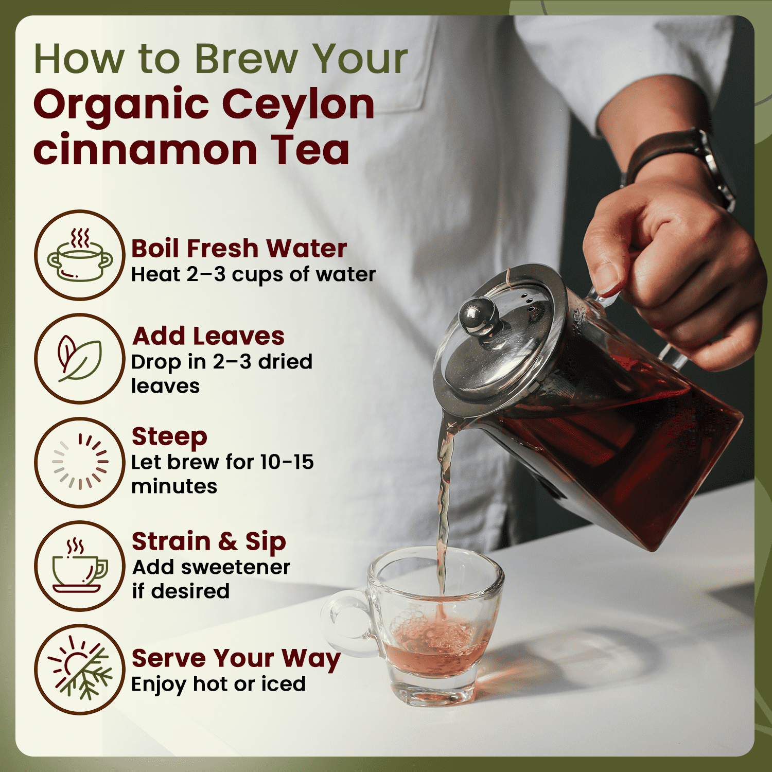 Organic Way True Ceylon Cinnamon Cut & Sifted (Cinnamomum verum) Non GMO & Gluten Free Sri Lanka (16 OZ)