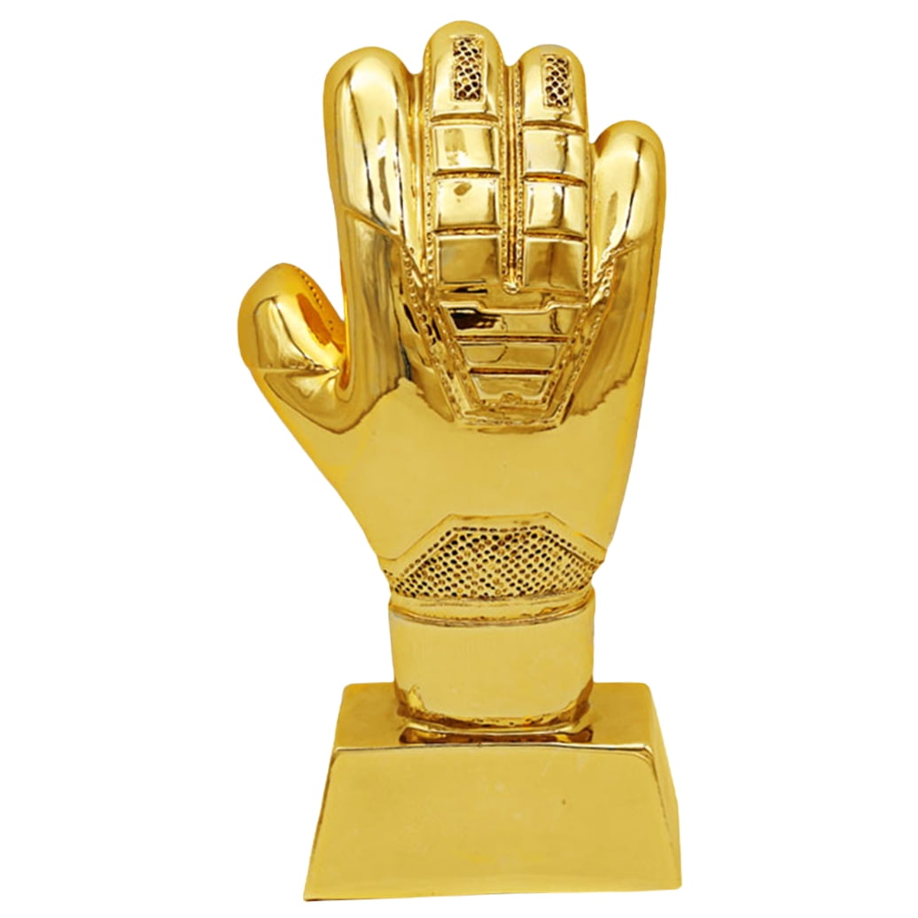 WRISTBIQUE Goalkeeper Trophy Award Golden ABS 1Pack 8.3x4.7in