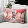 thumbnail image 2 of Happy Valentine’s Day Adorable Great Dane Puppy Holding Heart Balloon Pillowcase Double Sided Danes Dog Lover Gifts Pillow Case Covers - 00030, 2 of 3