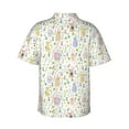 thumbnail image 3 of Goofa Flower Rabbit Hawaiian Shirt for Men, Unisex Summer Beach Casual Short Sleeve Button Down Shirts,Aloha Tropical Floral print shirt-Large, 3 of 9