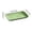 pink, green, blue, purple, beige, variant on HHJZPR Rectangular Wheat Straw Plates, 7.5" Lightweight Plastic Trays for BBQ, Fruits, Snacks & Serving