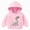 H551-Pink, variant on TOWED22 Toddler Girls Boys Graphic Long Sleeve Pullover Top Hoodie Sweatshirt with Pocket,Blue,5-6 Y