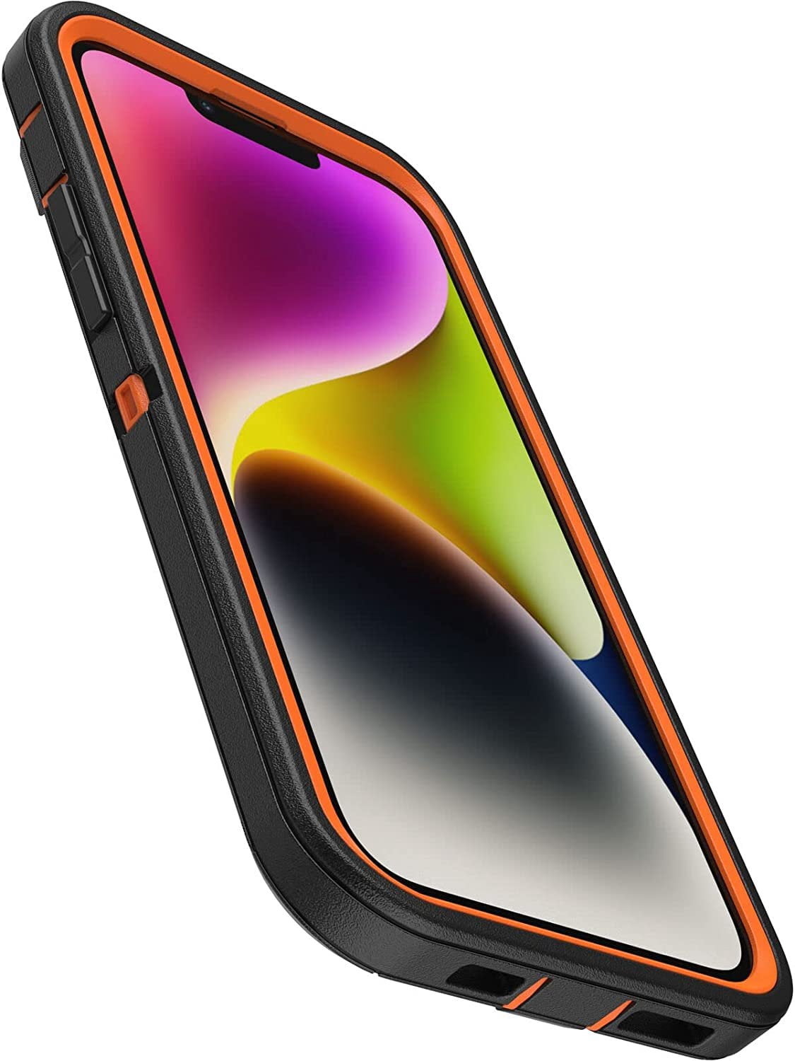 OtterBox Defender Series Screenless Edition Case for iPhone 14 Plus Only - Holster Clip Included - Microbial Defense Protection - Non-Retail Packaging - Realtree Blaze Edge Camo