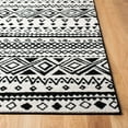 thumbnail image 3 of SAFAVIEH Mercer Sabella Boho Geometric Area Rug, Ivory/Charcoal, 4' x 6', 3 of 9
