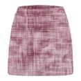 thumbnail image 3 of DAETIROS Plaid Skort for Girls with Built-in Shorts, Pink Elastic Waist Athletic Skort for Play & School, Soft Stretch Casual Skirt Kids 4-13 Years,Size 2 T, 3 of 6
