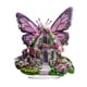 thumbnail image 2 of Adorno de Escritorio Acrílico 2D de Casa de Flores de Cuento de Hadas | Figura Decorativa de Cabaña de Flores con Alas de Ensueño | Decoración de Regalo de Acrílico Pulido para El Hogar, La Oficina y, 2 of 6