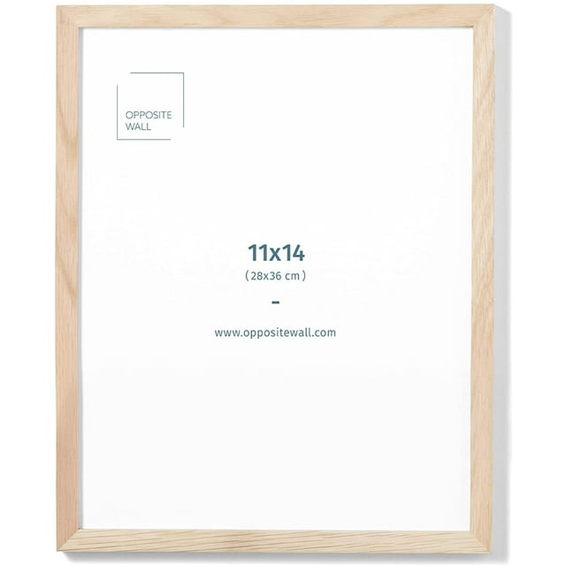 (19 ¾ x 27 ½ in | 50x70 cm) White Solid Oak Wood Picture Frame Poster Frame Wall Photo Frame