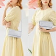 thumbnail image 5 of Ruyang Elegant Womens Evening Clutch Bag Formal Party Envelope Crossbody Bag PU Leather Flap Top Shoulder Purse Casual Slim Satchel, 5 of 9